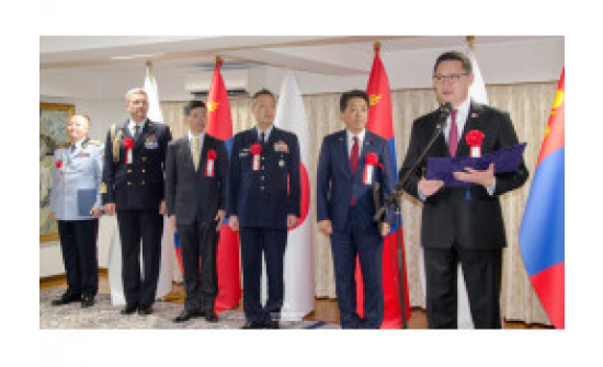 「モンゴル軍の日」記念レセプションを開催 3月31日