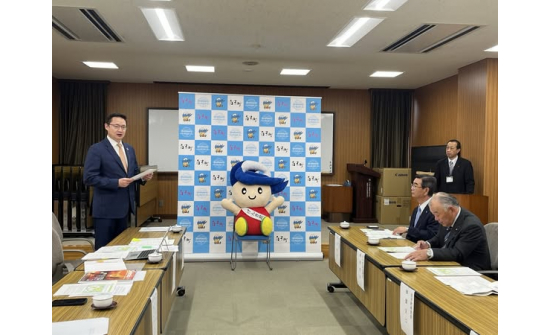 バヤルサイハン大使の千葉県白子町訪問