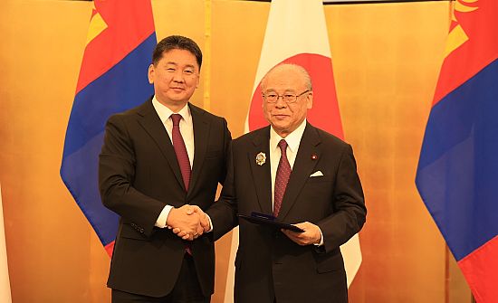 Монгол Улс, Япон Улсын хооронд дипломат харилцаа тогтоосны 50 жилийн ойг тохиолдуулан төрийн одон, медаль гардуулав